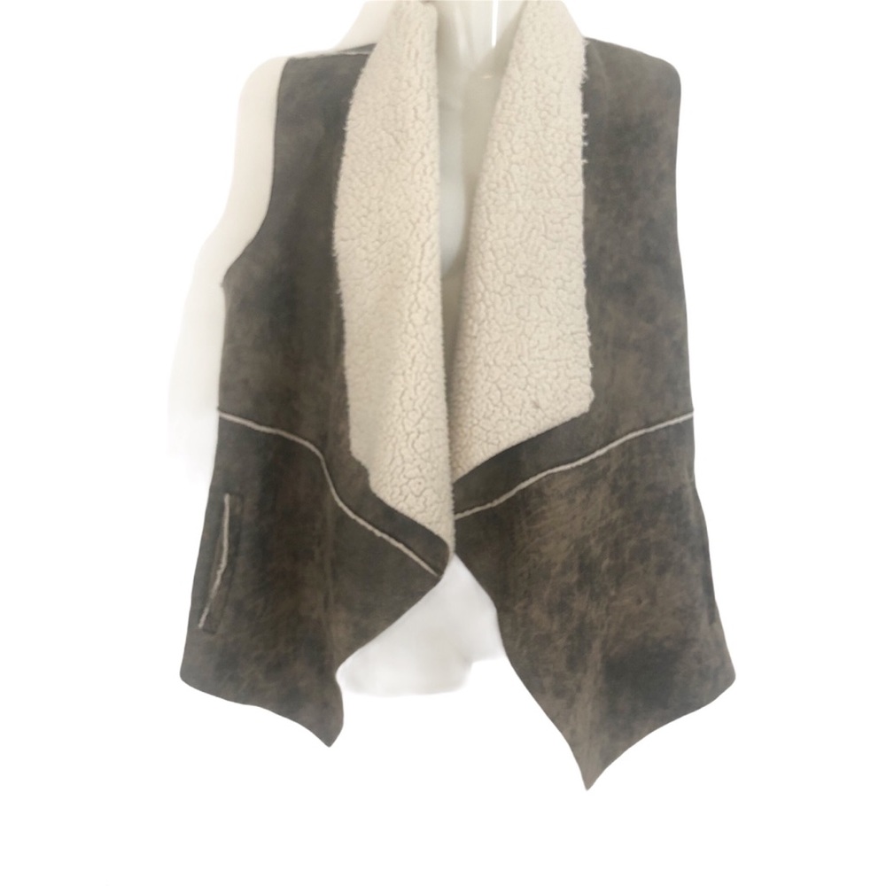 OW006 JACK Faux Sherpa Lined Vest M